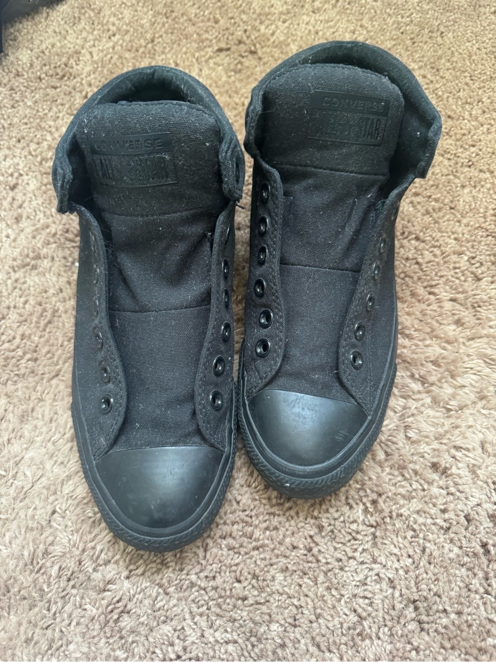 Converse Black High-Top Canvas Sneakers